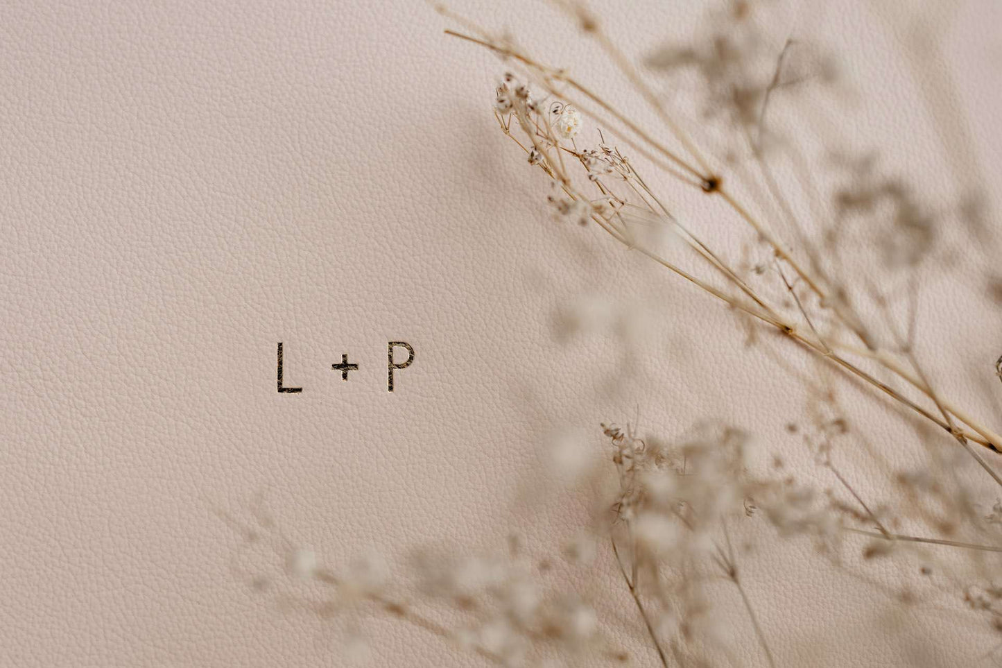 Luxury Matted Album in Blush Leather with Fine Art Printing For Weddings and Family Photos