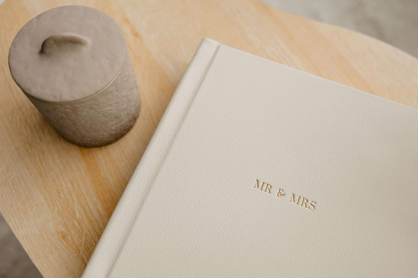 Luxury Matted Album in Cashew Leather with Fine Art Printing For Weddings and Family Photos