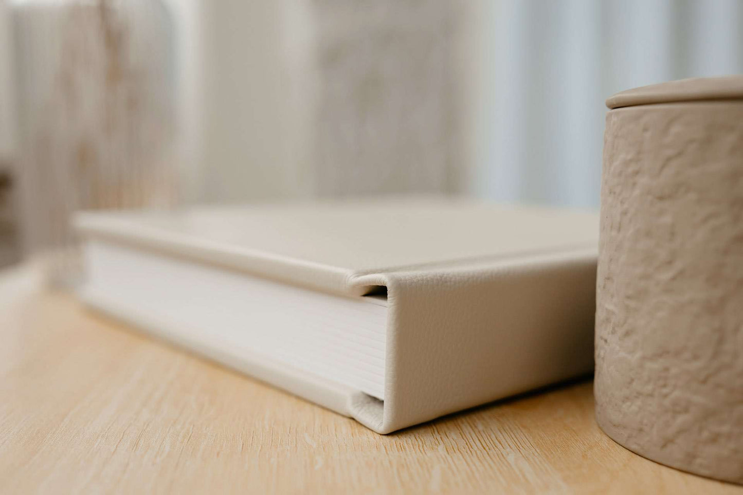 Luxury Matted Album in Cashew Leather with Fine Art Printing For Weddings and Family Photos