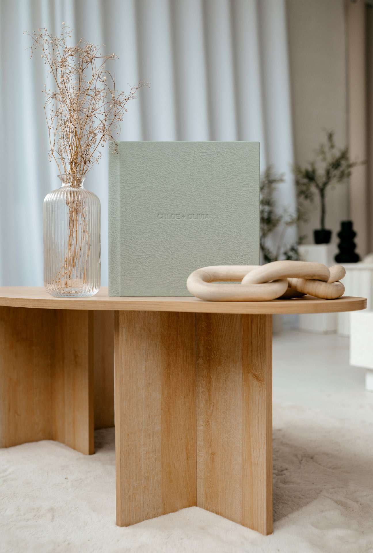 Luxury Matted Album in Jade Leather with Fine Art Printing For Weddings and Family Photos