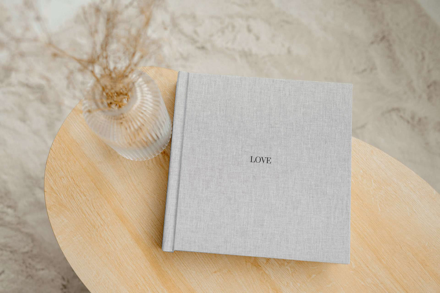 Luxury Matted Album in Pebble Cotton Fabric with Fine Art Printing For Weddings and Family Photos