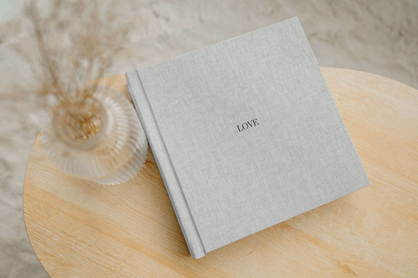 Luxury Matted Album in Pebble Cotton Fabric with Fine Art Printing For Weddings and Family Photos