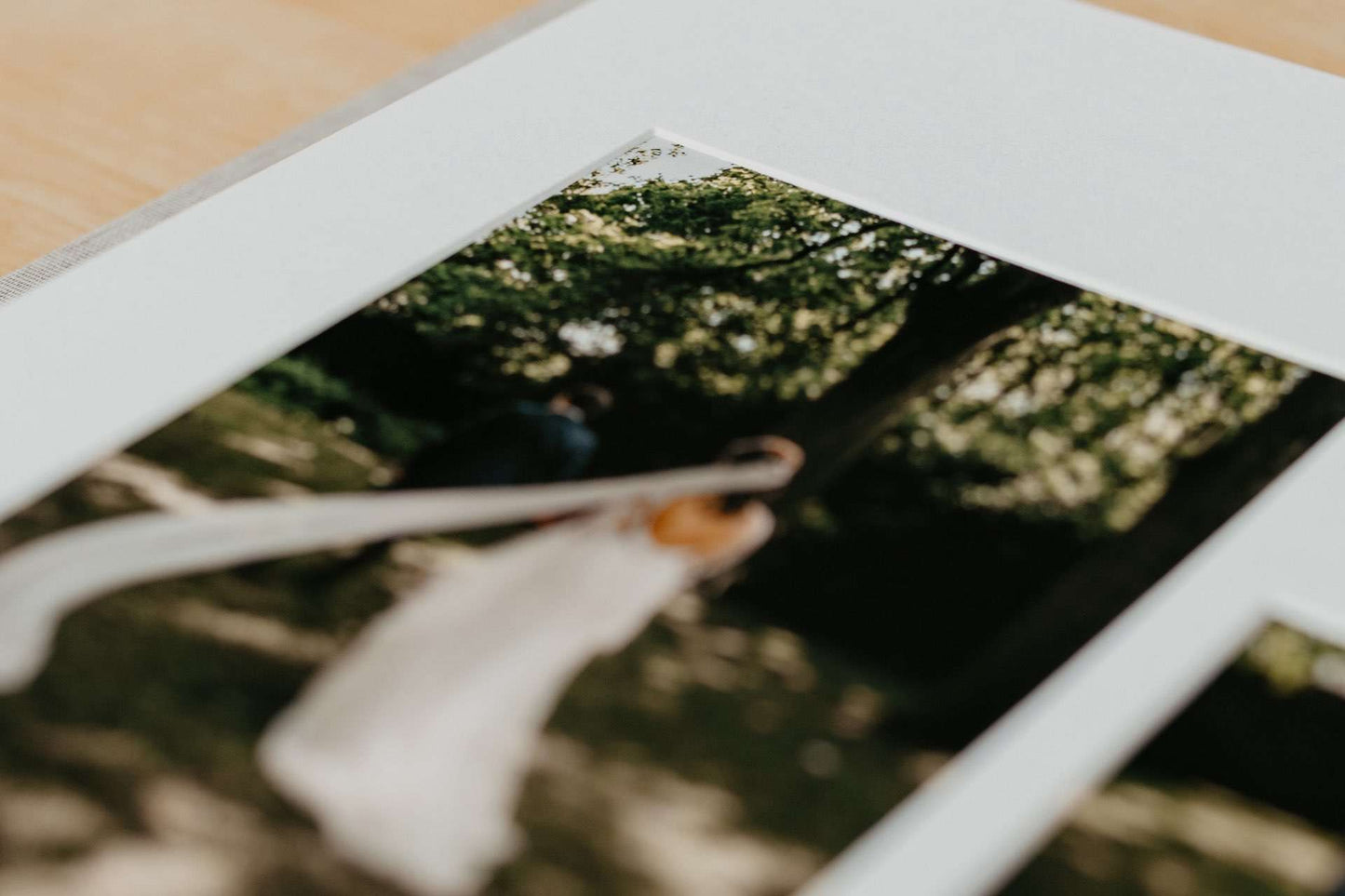 Luxury Matted Album in Jade Leather with Fine Art Printing For Weddings and Family Photos